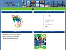 Tablet Screenshot of kaundadistrict.gov.za